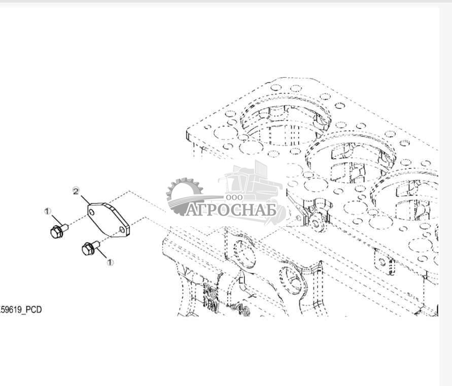 3799 Крышка перекач. топл. насоса 